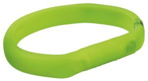 BANDE LUMINEUSE FLASH USB SILICONE VERT M-L