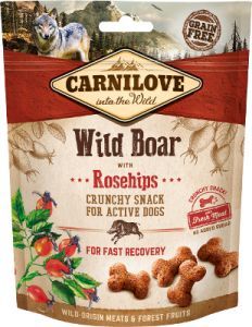 CARNILOVE CRUNCHY SNACK SANGLIER SAUVAGE EGLANTIER 200G