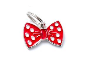 MEDAILLE CHARMS PAPILLON ROUGE M