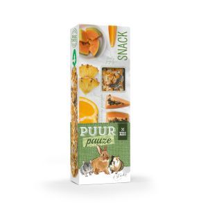 PUUR PAUZE STICK LAPIN & RONGEUR ORANGE / PAPAYE X 2