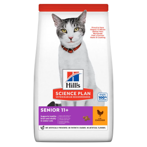 HILL'S CHAT SENIOR 11+ POULET 1,5 KG