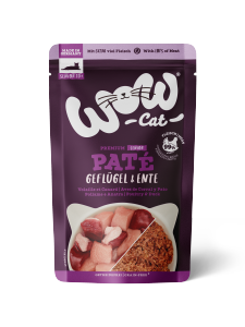WOW CHAT SENIOR VOLAILLE & CANARD 125 GR