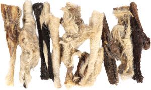 NATURE PEAU DE TETE DE MOUTON AVEC POILS 200 GR
