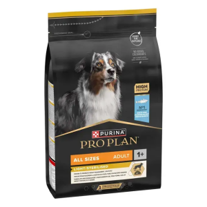 PRO PLAN ALL SIZE LIGHT&STERILISED POISSON BLANC 3 KG