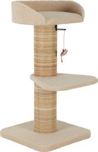 ARBRE A CHAT BOREAL 95 CM DIA 17 CM BEIGE