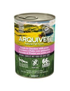 ARQUIVET ADULTE AGNEAU POULET PETIT POIS 400GR