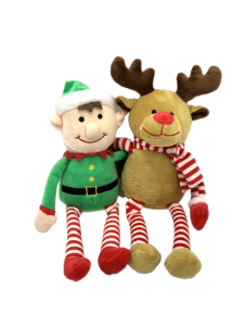 X MAS PELUCHE LUTIN FARCEUR 30 CM