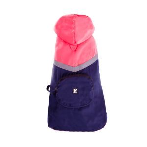 IMPER POCKET BLEU / ROSE 28 CM
