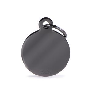 MEDAILLE BASIC CERCLE LAITON NOIR GM