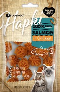 HAPKI CHAT POISSON CAKE AVEC SAUMON & POULET 50 GR