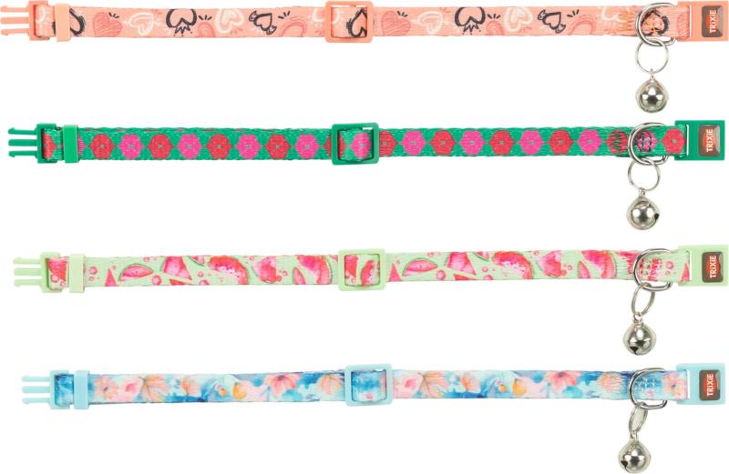 COLLIER CHAT FLEURS