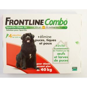 FRONTLINE COMBO +DE 40KG 4 PIPETTES