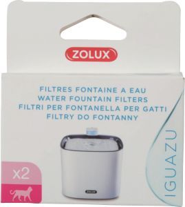FILTRES POUR FONTAINE A EAU IGUAZU ZOLUX 3L X 2