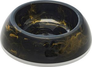 GAMELLE MARBLE DORE NOIR 10 CM