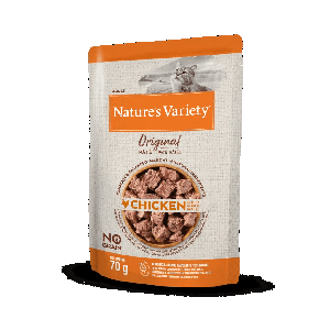 NATURE VARIETY ORIGINAL CHAT POULET 70 GR 