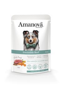 AMANOVA SACHET CHIEN BOEUF SANS CEREALES 100 G