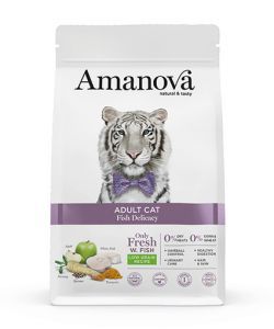AMANOVA CHAT SEC POISSON ET QUINOA 6 KG
