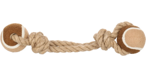 CORDE EN CHANVRE DUO BALLES 2 NOEUDS KUSH