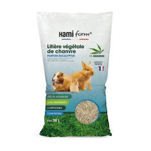 LITIERE DE CHANVRE EUCALYPTUS HAMIFORM 30 L