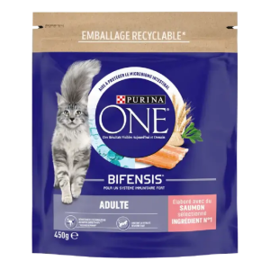 PURINA ONE ADULTE SAUMON ET CEREALES COMPLETES 1,5 KG