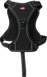 HARNAIS AVEC LAISSE ENROULEUR INTEGRE EASY RIDE NOIR XS