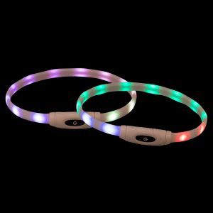 ANNEAU LUMINEUX FLASH USB MULTICOLORE XS-XL