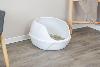 BAC A LITIERE SIMAO, HAUT REBORD 48 × 30 × 58 CM, BLANC