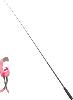 CANNE A PECHE TELESCOPIQUE FLAMANT ROSE