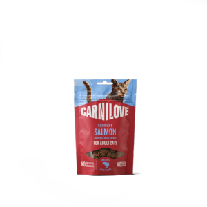 CARNILOVE CHAT CRUNCHY SNACK SAUMON & MENTHE 50 GR