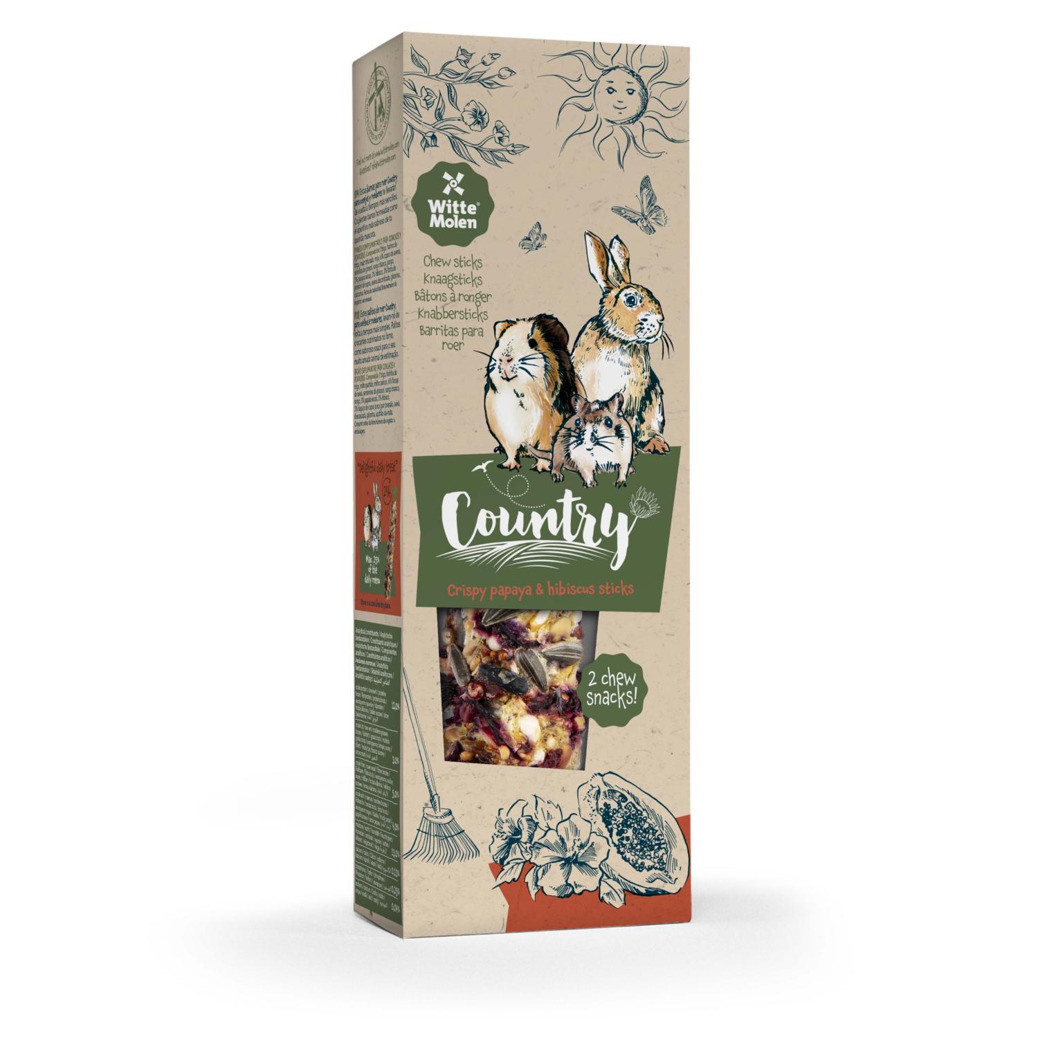 COUNTRY STICK RONGEURS PAPAYE & HIBISCUS 110 GR