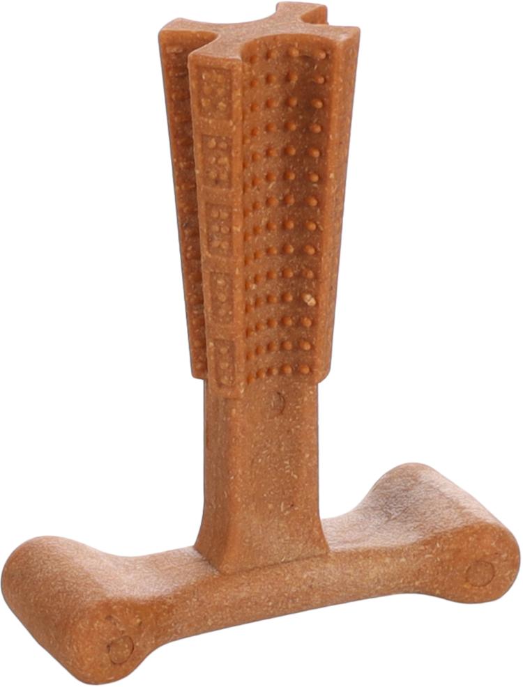 JOUET NYL'O BAMBOO T BONE GOUT BOEUF M