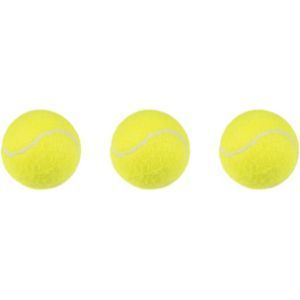 BALLES DE TENNIS JAUNE X 3 6 CM