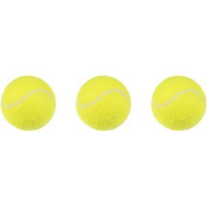 BALLES DE TENNIS JAUNE X 3 6 CM