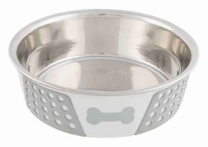 GAMELLE INOX BLANC / GRIS 17 CM