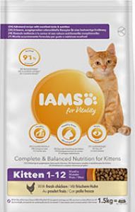 IAMS VITALITY KITTEN POULET 1,5 KG