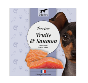 WILLIAM'S CHIEN TERRINE TRUITE SAUMON 80 GR