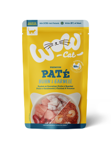 WOW CHAT POULET & CREVETTES 125 GR