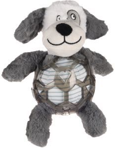 PELUCHE SHAPY CHIEN AVEC BALLE
