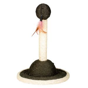 POTEAU A GRIFFER GLOBE GRIS