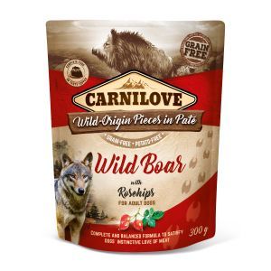 CARNILOVE POCHON SANGLIER SAUVAGE 300 GR