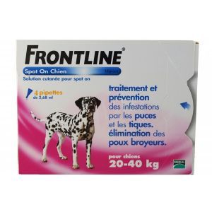 FRONTLINE 20/40KG 4 PIPETTES