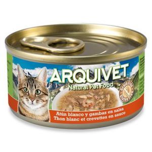 ARQUIVET THON BLANC ET CREVETTES SAUCE 80 GR