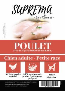 SUPREMA SANS CÉRÉALES POULET PETITE RACE 6 KG