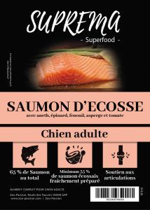 SUPREMA SUPERFOOD CHIEN ADULTE AU SAUMON 2 KG