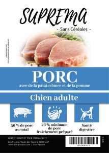 SUPREMA SANS CEREALES ADULTE PORC 6 KG