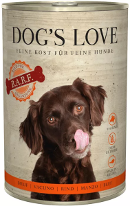 DOG'LOVE B.A.R.F PUR BOEUF 400GR