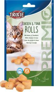 PREMIO CHAT CHICKEN & TUNA ROLLS 50 GR