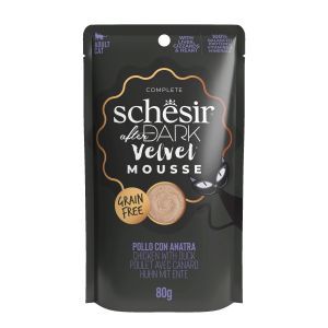SCHESIR CHAT AFTER DARK POULET CANARD EN MOUSSE 80 GR