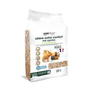 LITIERE EXTRA CONFORT MIX COPEAUX NATURE 20 L