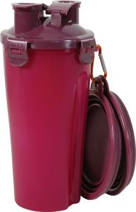BIVOUAK GOURDE 2 EN 1 ROUGE